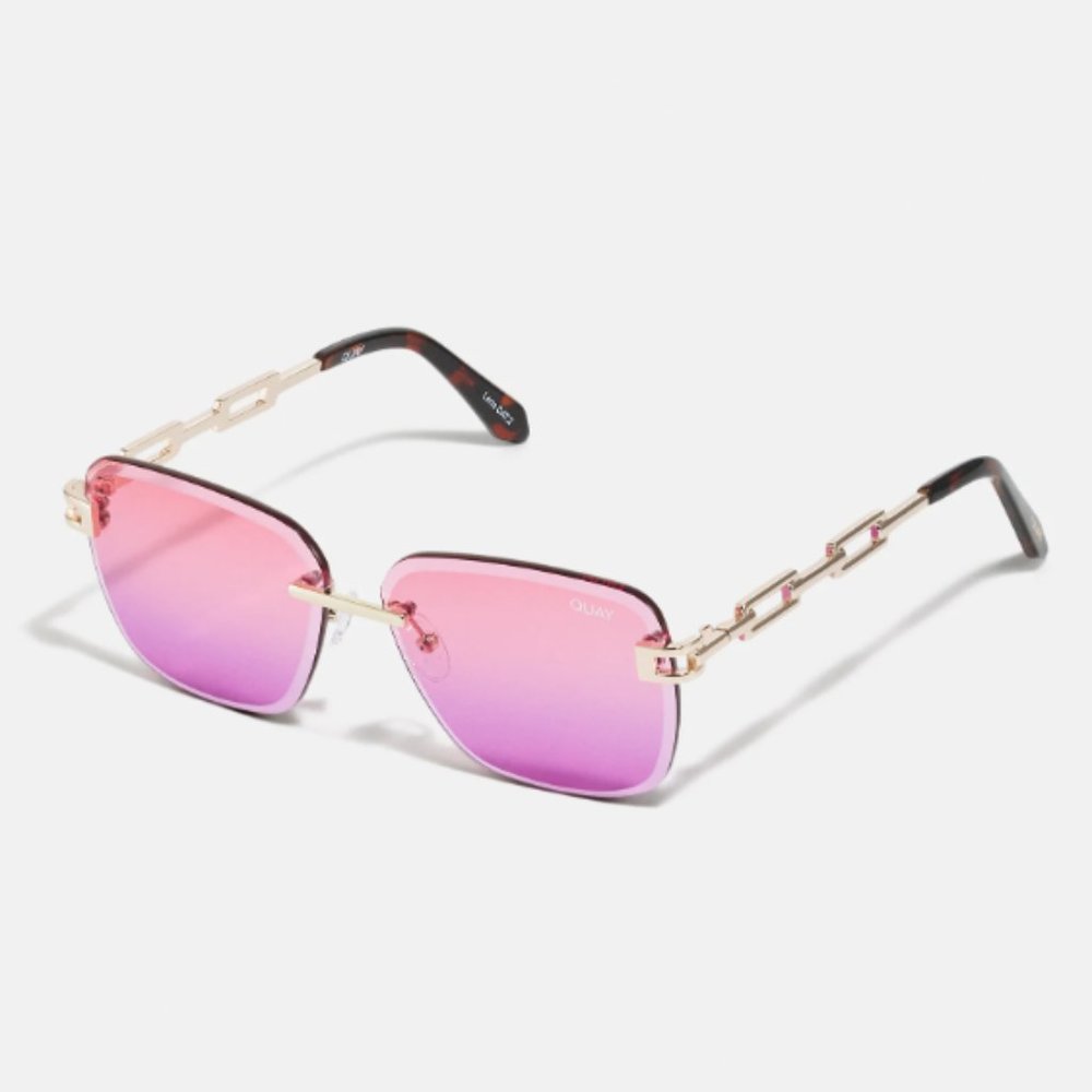 QUAY AUSTRALIA 💕 NWT • no cap square rimless sunglasses